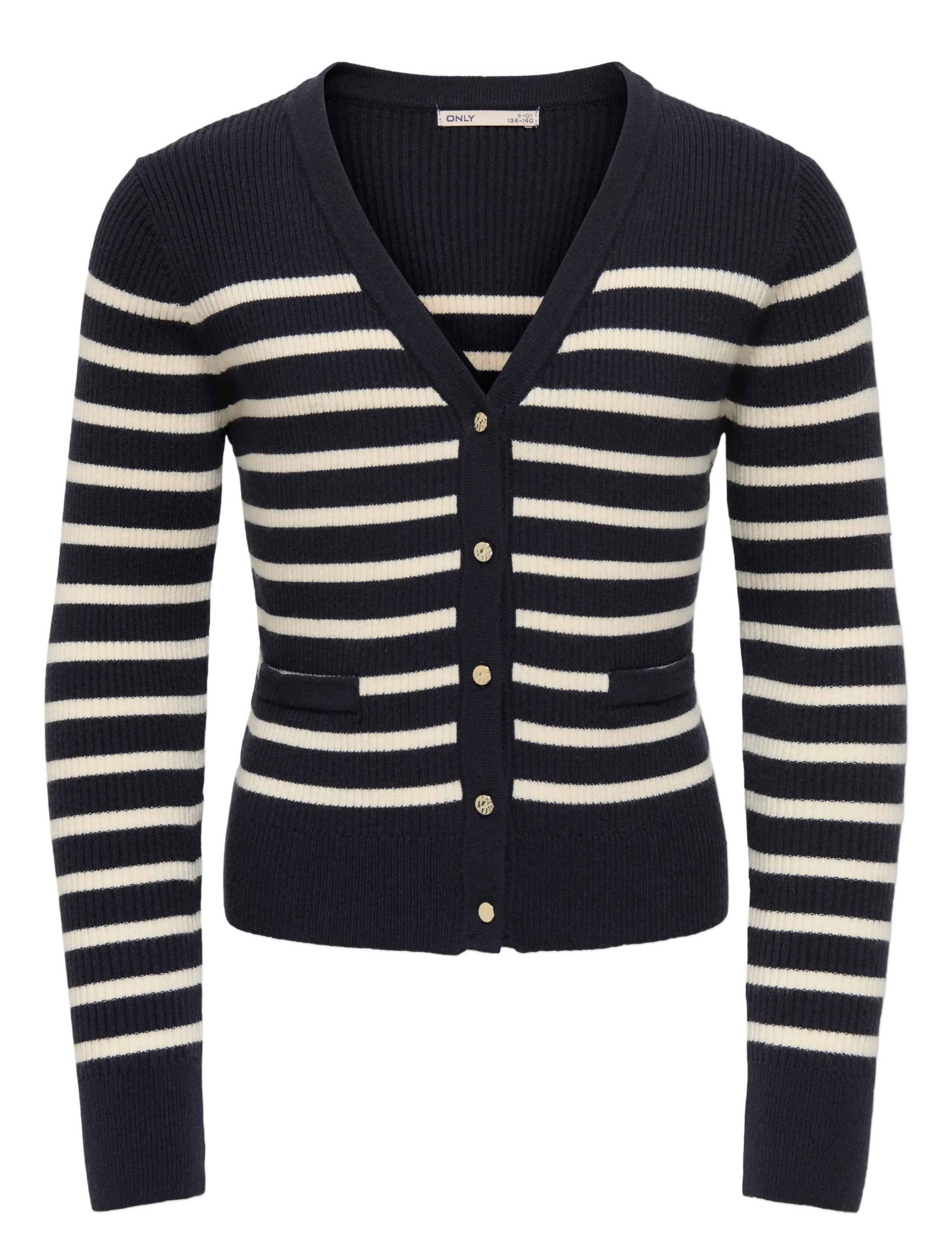 Kids Only KOGAMY LIFE LS BUTTON VNECK CARD CP KNT - Stickat - NIGHT SKY / navy
