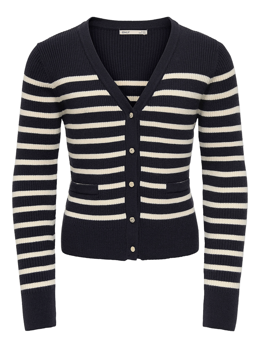 Kids Only - KOGAMY LIFE LS BUTTON VNECK CARD CP KNT - koftor - night sky - 0