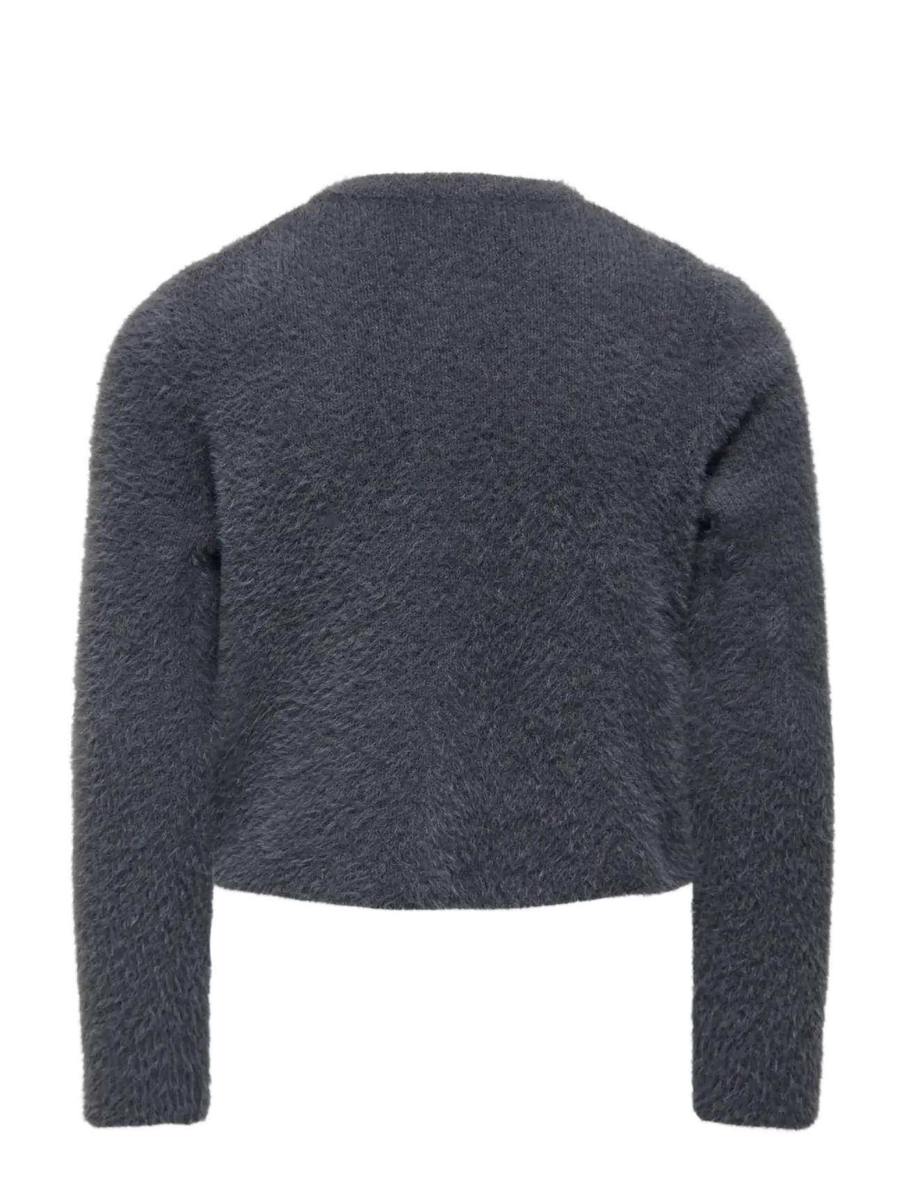 Kids Only - KOGPIUMO PETRA PEARL O-NECK CAR KNT NOOS - cardigans - blackened pearl - 1
