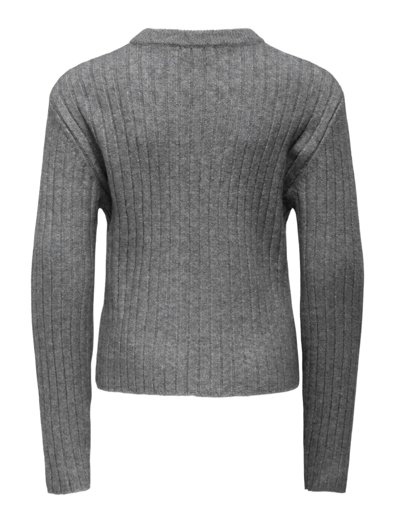 Kids Only - KOGJEANETT LIFE LS RIB O-NECK CP KNT - pulls - medium grey melange - 1
