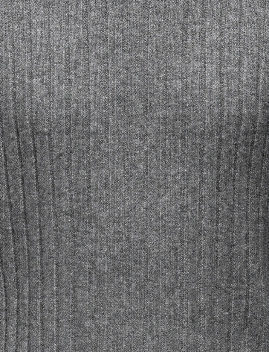 Kids Only - KOGJEANETT LIFE LS RIB O-NECK CP KNT - pulls - medium grey melange - 2