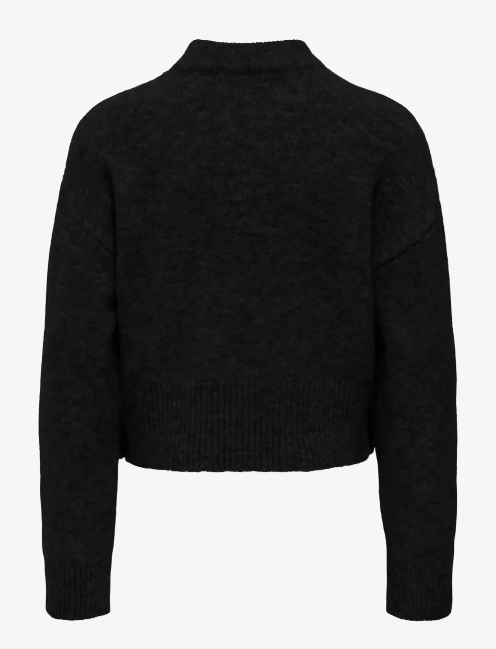 Kids Only - KOGRENE LIFE LS BUTTON O-NECK CP KNT - trøjer - black - 1