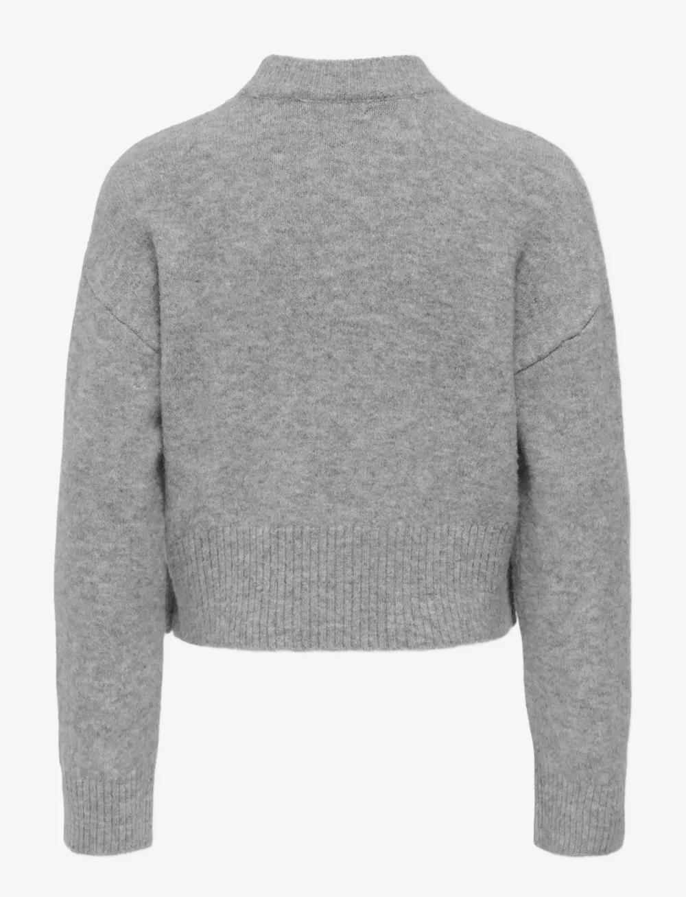 Kids Only - KOGRENE LIFE LS BUTTON O-NECK CP KNT - trøjer - medium grey melange - 1