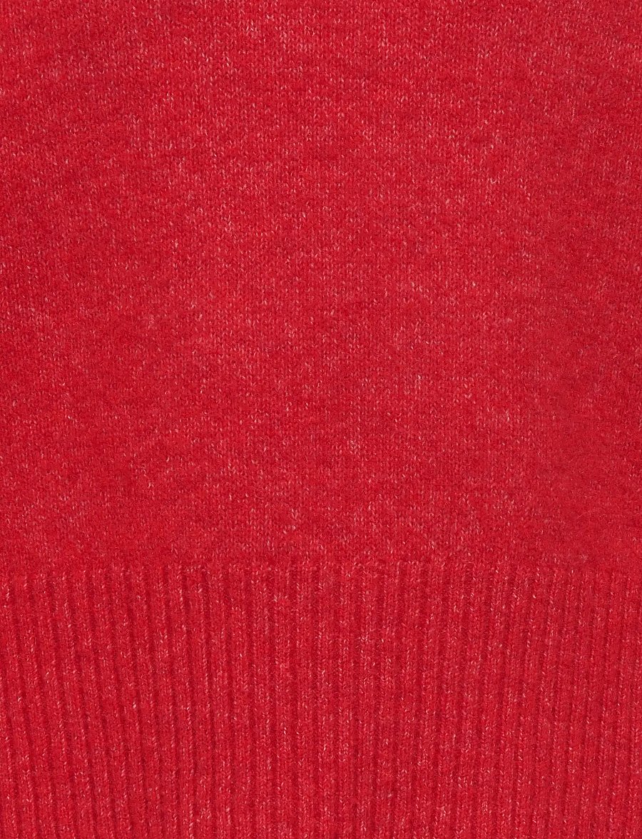 Kids Only - KOGRENE LIFE LS BUTTON O-NECK CP KNT - džemperiai - salsa - 3