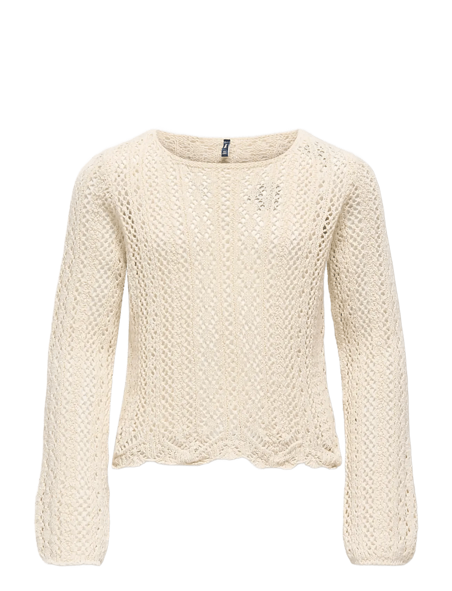 Kids Only - KOGNOLA WA LIFE L/S PULLOVER KNT - ecru - 1