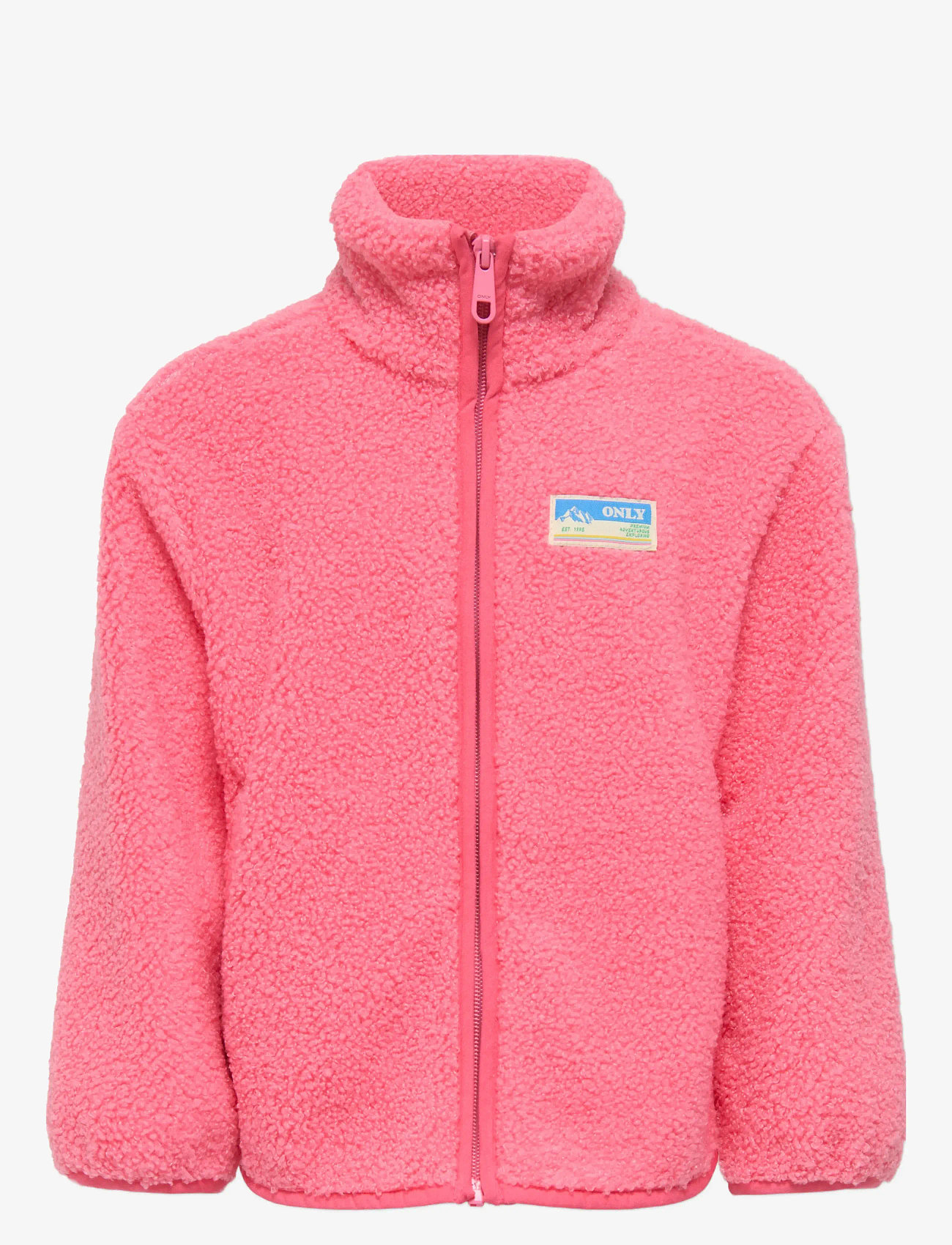 Kids Only - KMGEVA LIFE TEDDY JACKET CP OTW - fleece jackets - pink lemonade - 0