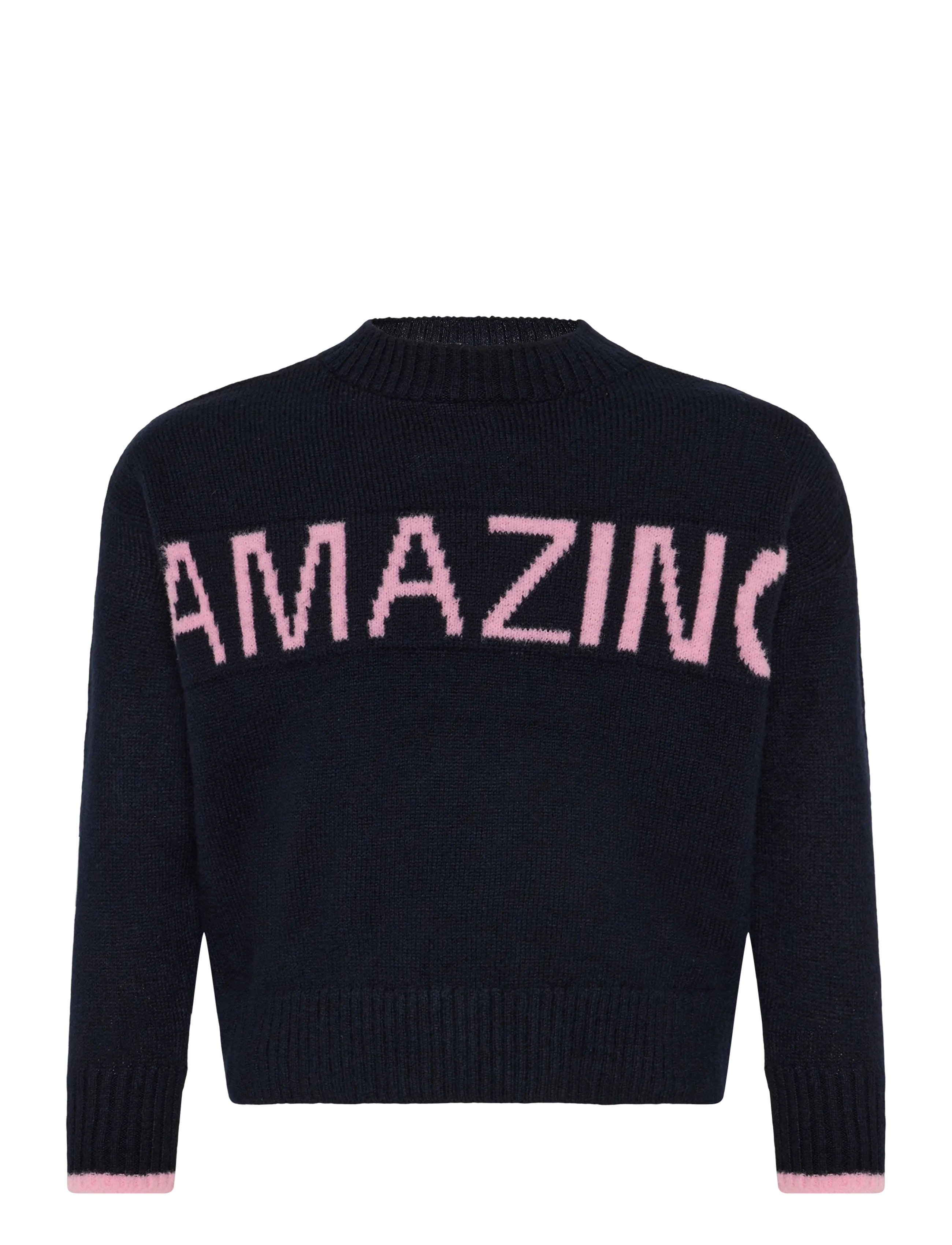 Kids Only Kogamour Ls Oneck Pullover Cp Knt, 158-164, Navy, Strik > Pullovere, Børn