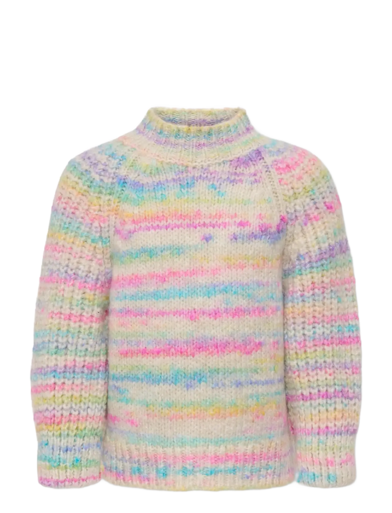 Kids Only KMGCARMA-LIA L/S O-NECK CP KNT - Pullover - PUMICE STONE / multi