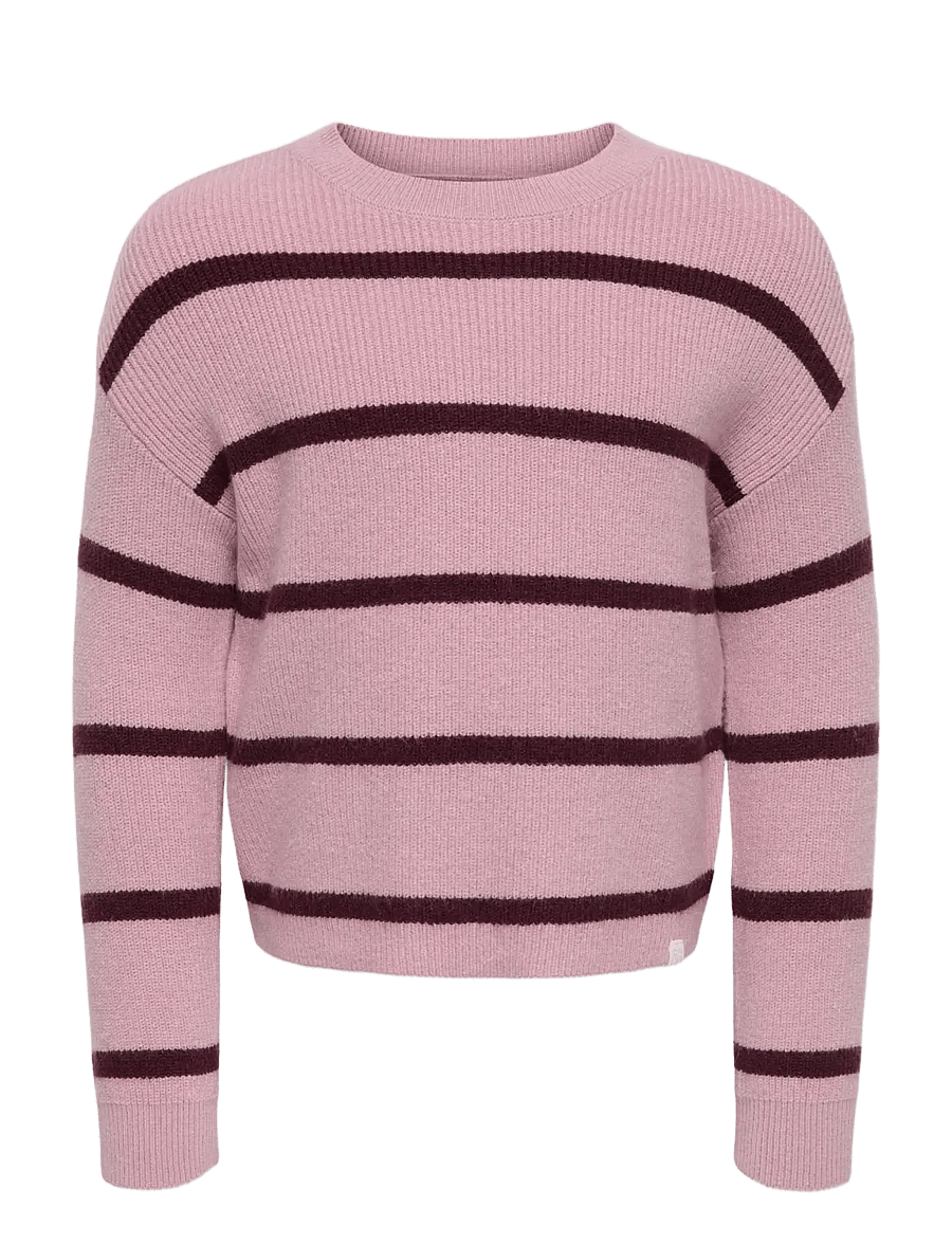 Kids Only - KMGFRANCA LIFE SHORT LS STRIPE KNT NOOS - pullover - keepsake lilac - 0