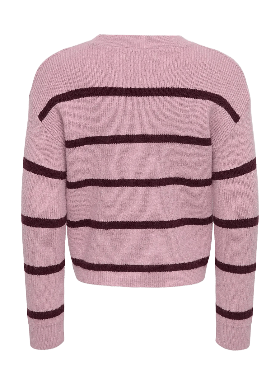 Kids Only - KMGFRANCA LIFE SHORT LS STRIPE KNT NOOS - pullover - keepsake lilac - 1