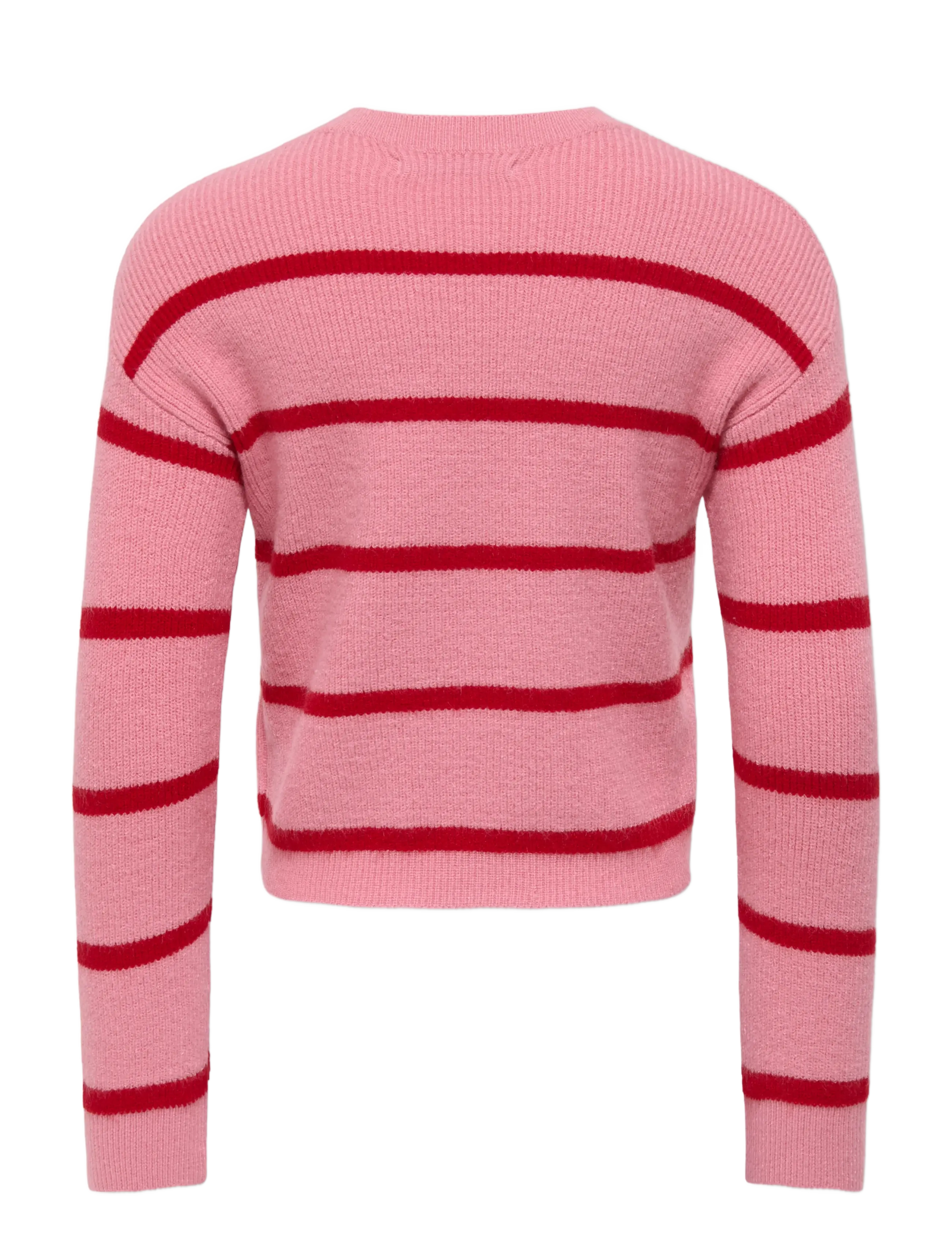 Kids Only - KMGFRANCA LIFE SHORT LS STRIPE KNT NOOS - sea pink - 2