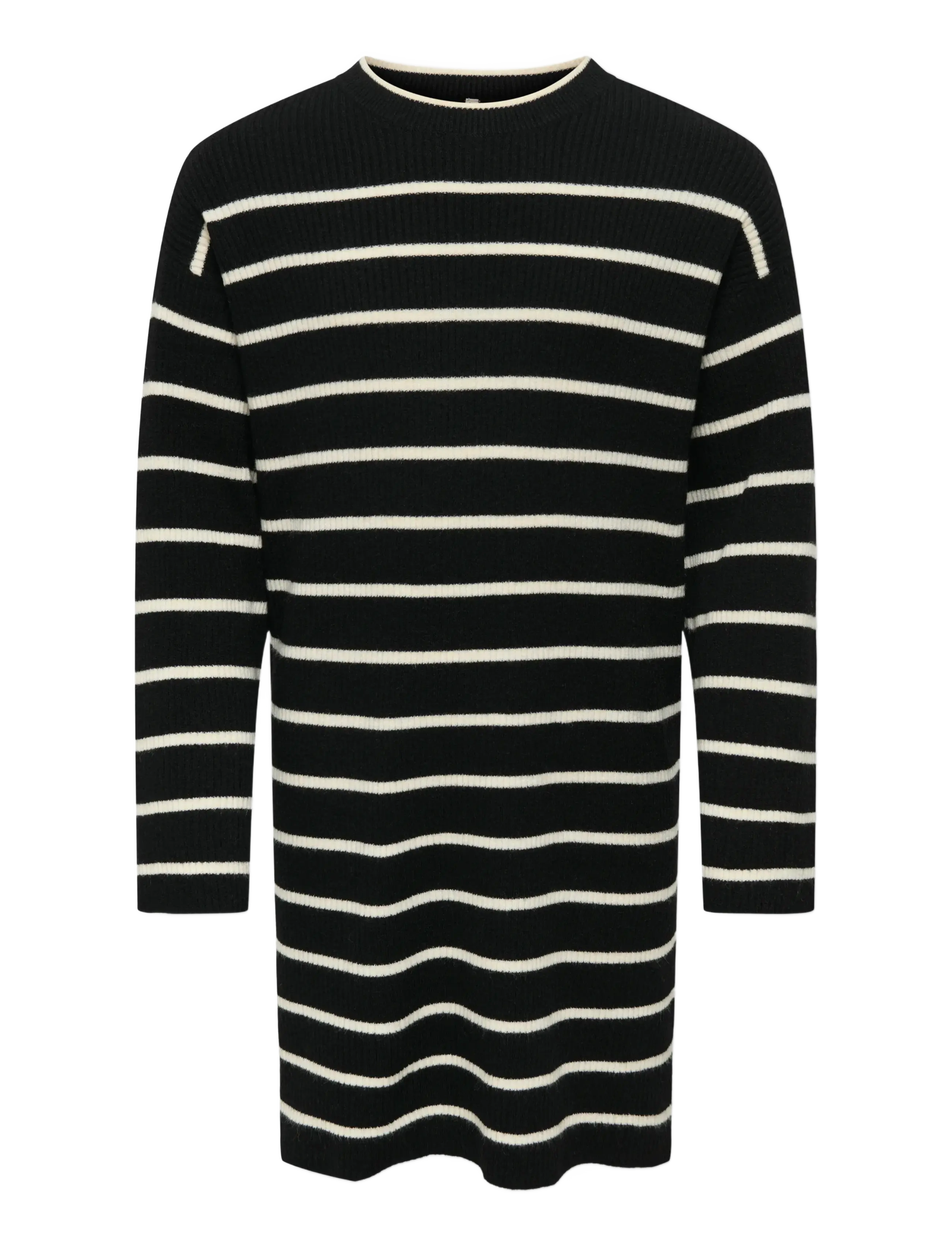 Kids Only KOGIBI LS O-NECK DRESS CP KNT - Riided - BLACK / black
