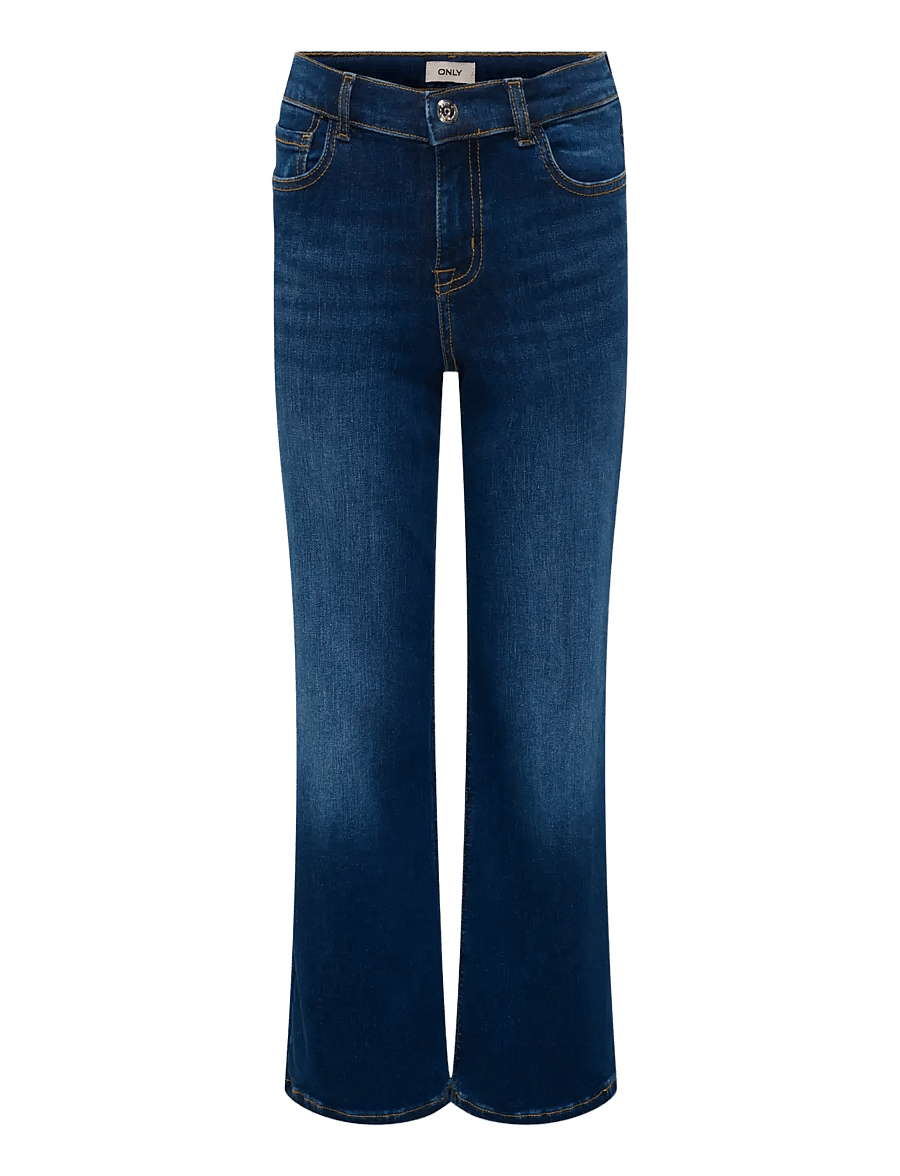Kids Only - KOGMADISON BLUSH WIDE DNM DIA092 NOOS - laia säärega teksad - dark blue denim - 1