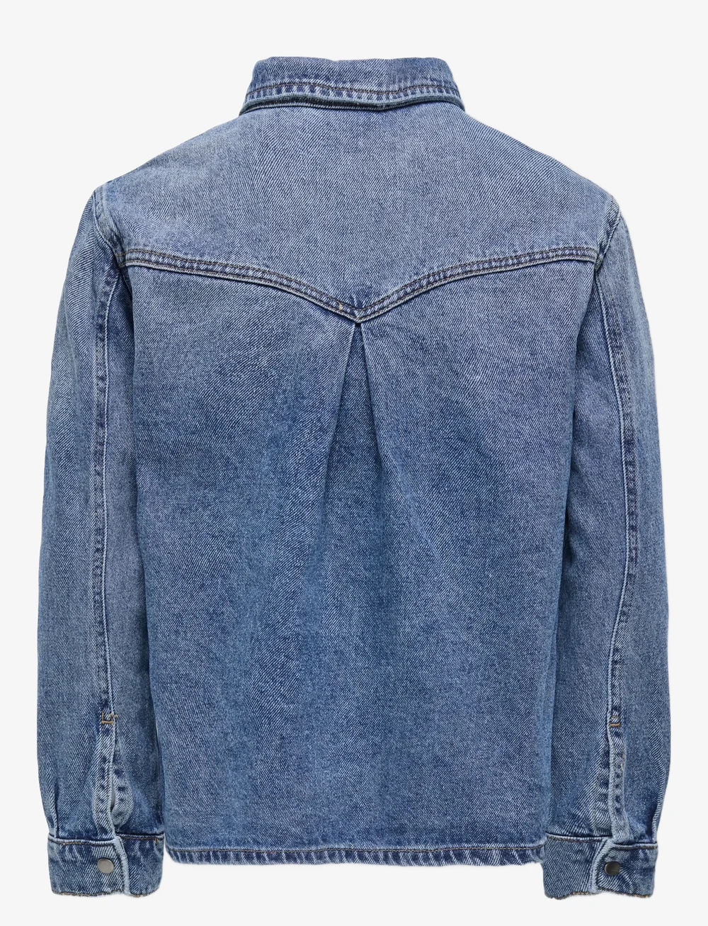 Kids Only - KOGELLA L/S POCKET SHIRT TAI519 DNM - langärmlige hemden - medium blue denim - 1