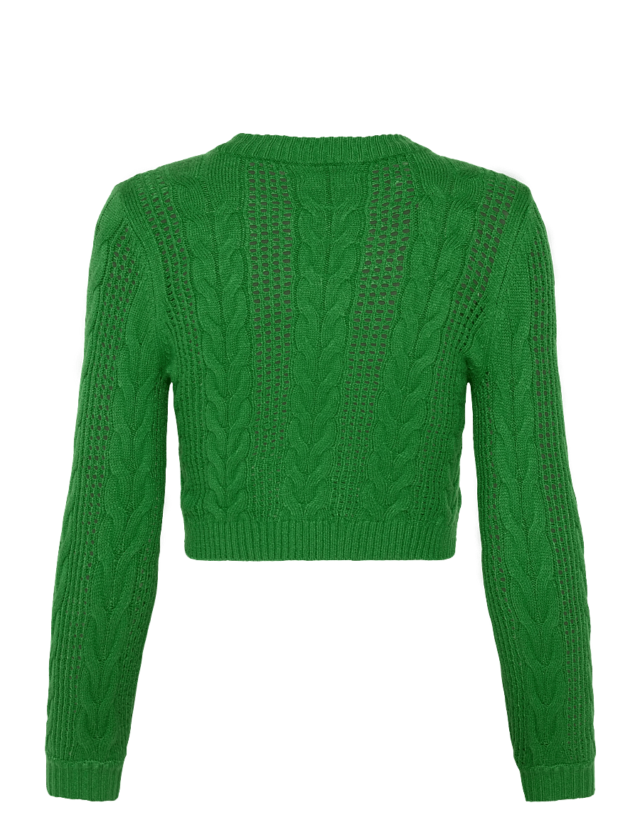 Kids Only - KOGRUBINA LS CABLE O-NECK CP KNT - pullover - medium green - 1