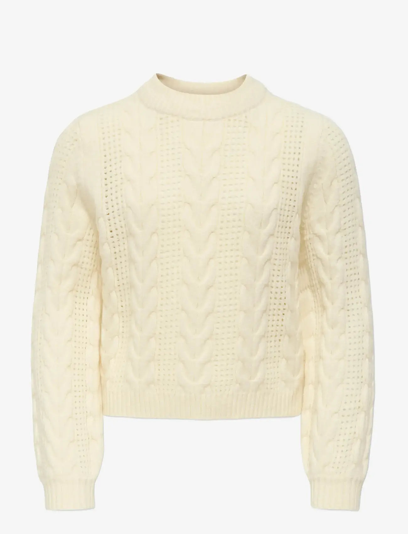 Kids Only - KOGRUBINA LS CABLE O-NECK CP KNT - džemprid - whitecap gray - 0