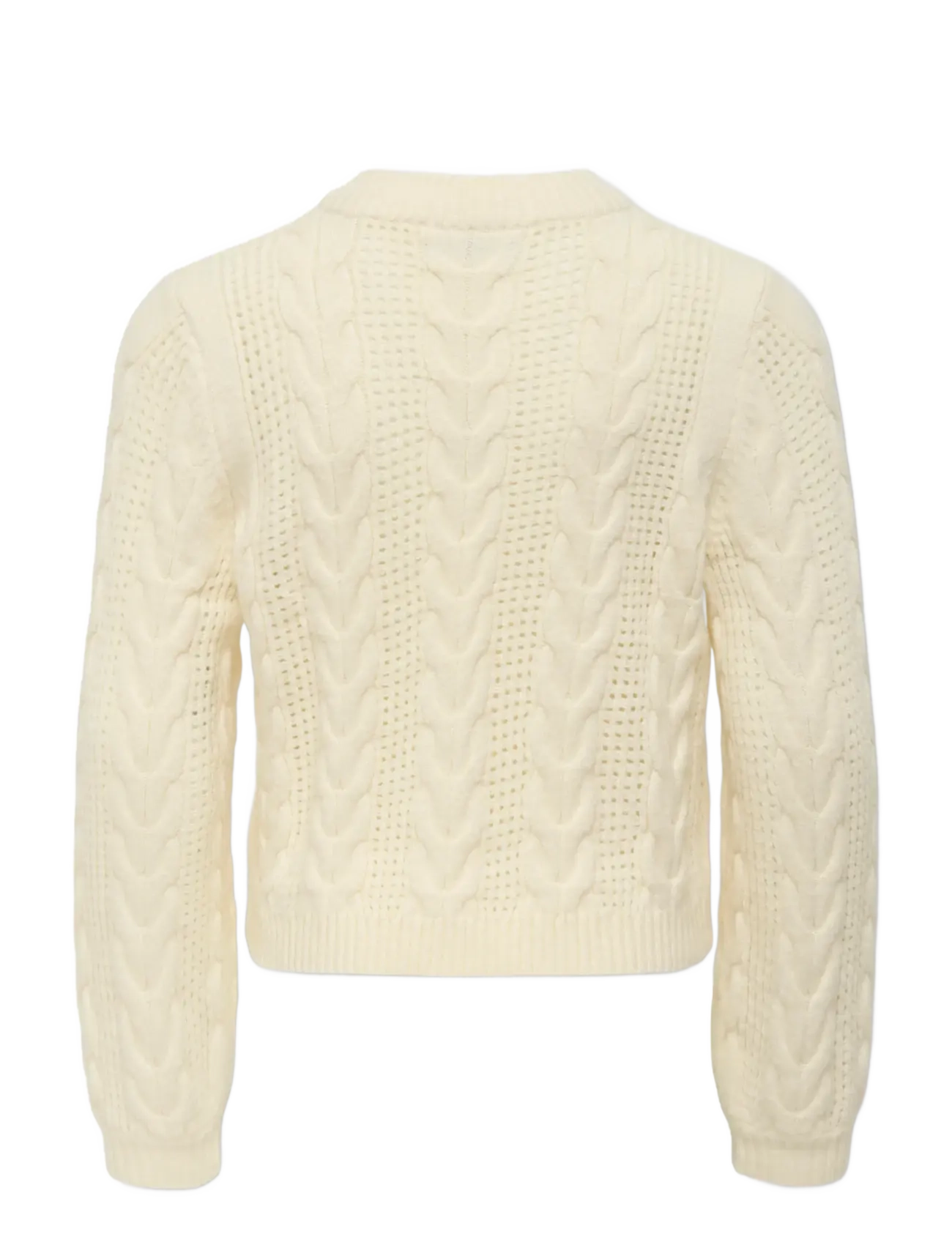 Kids Only - KOGRUBINA LS CABLE O-NECK CP KNT - jumpers - whitecap gray - 1