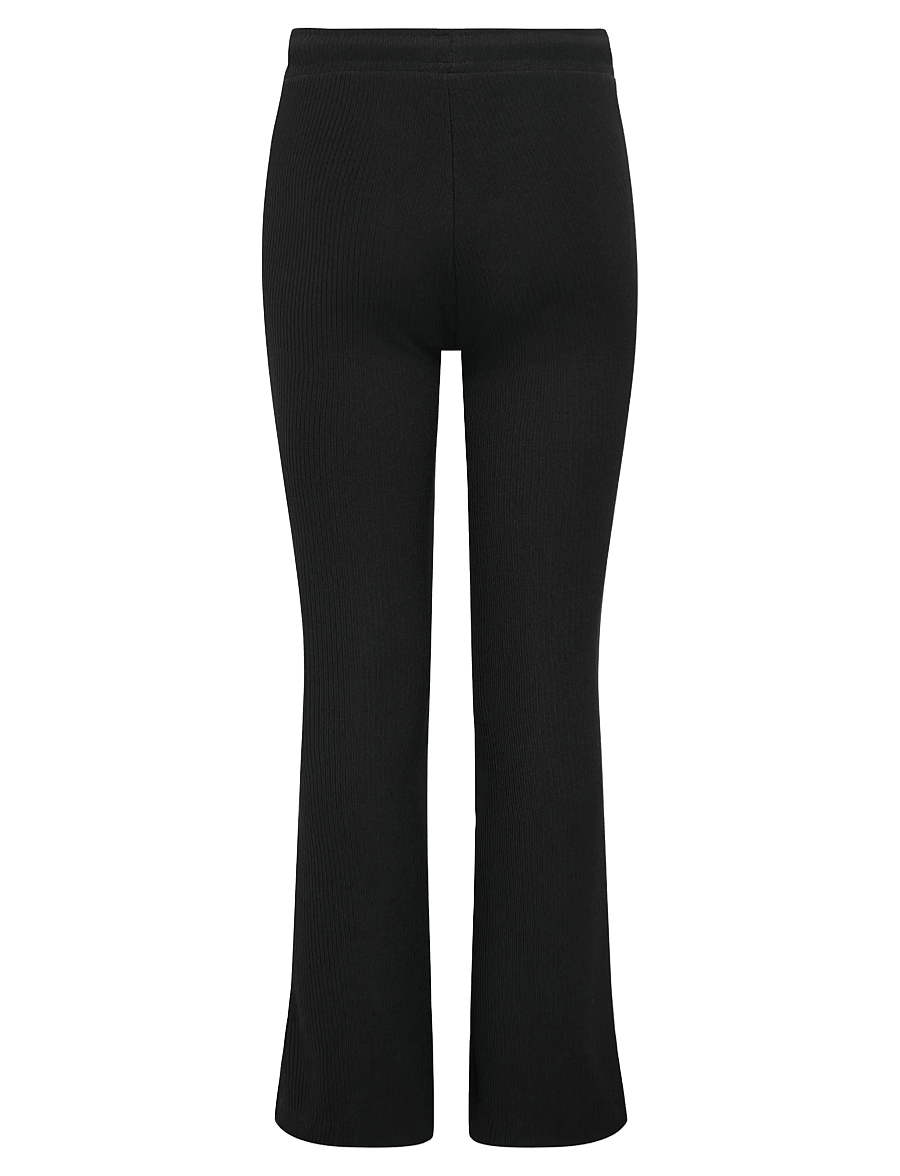 Kids Only - KOGFEVER RIB FLARED PANTS CP JRS NOOS - leggings - black - 3