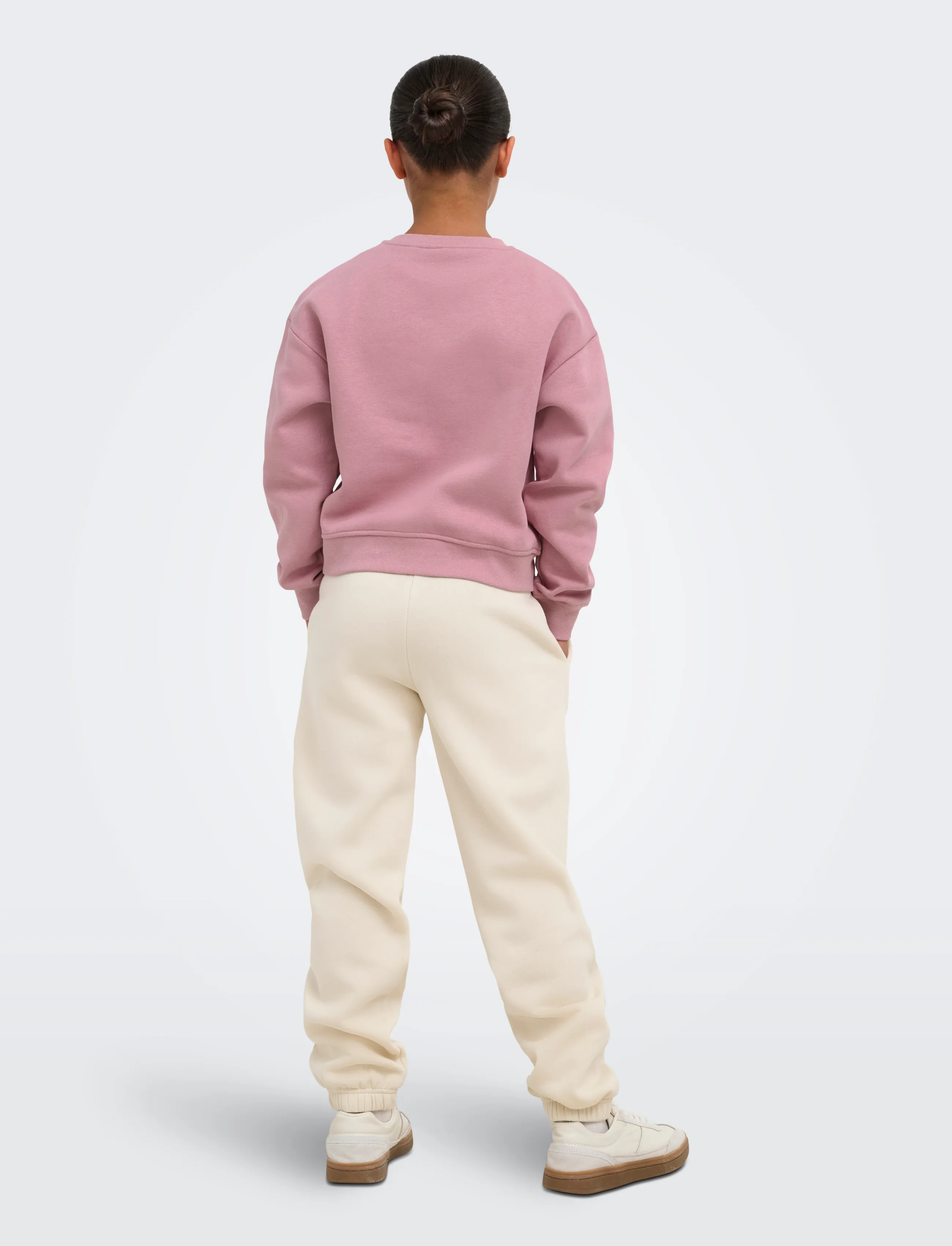 Kids Only - KOGSWEAT LS CREW OVZ STAT SWT NOOS - sweatshirts - foxglove - 3