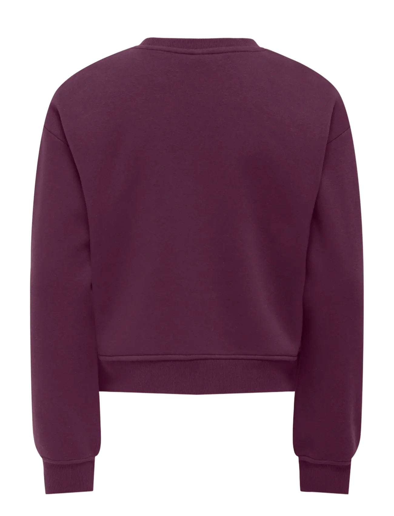 Kids Only - KOGSWEAT LS CREW OVZ STAT SWT NOOS - mauve wine - 2