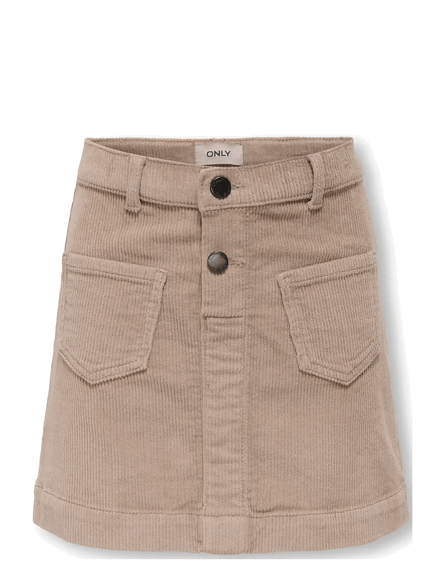 Kids Only - KOGAMAZING GLOBAL HW CORD SKIRT PNT NOOS - jeanskjolar - goat - 1