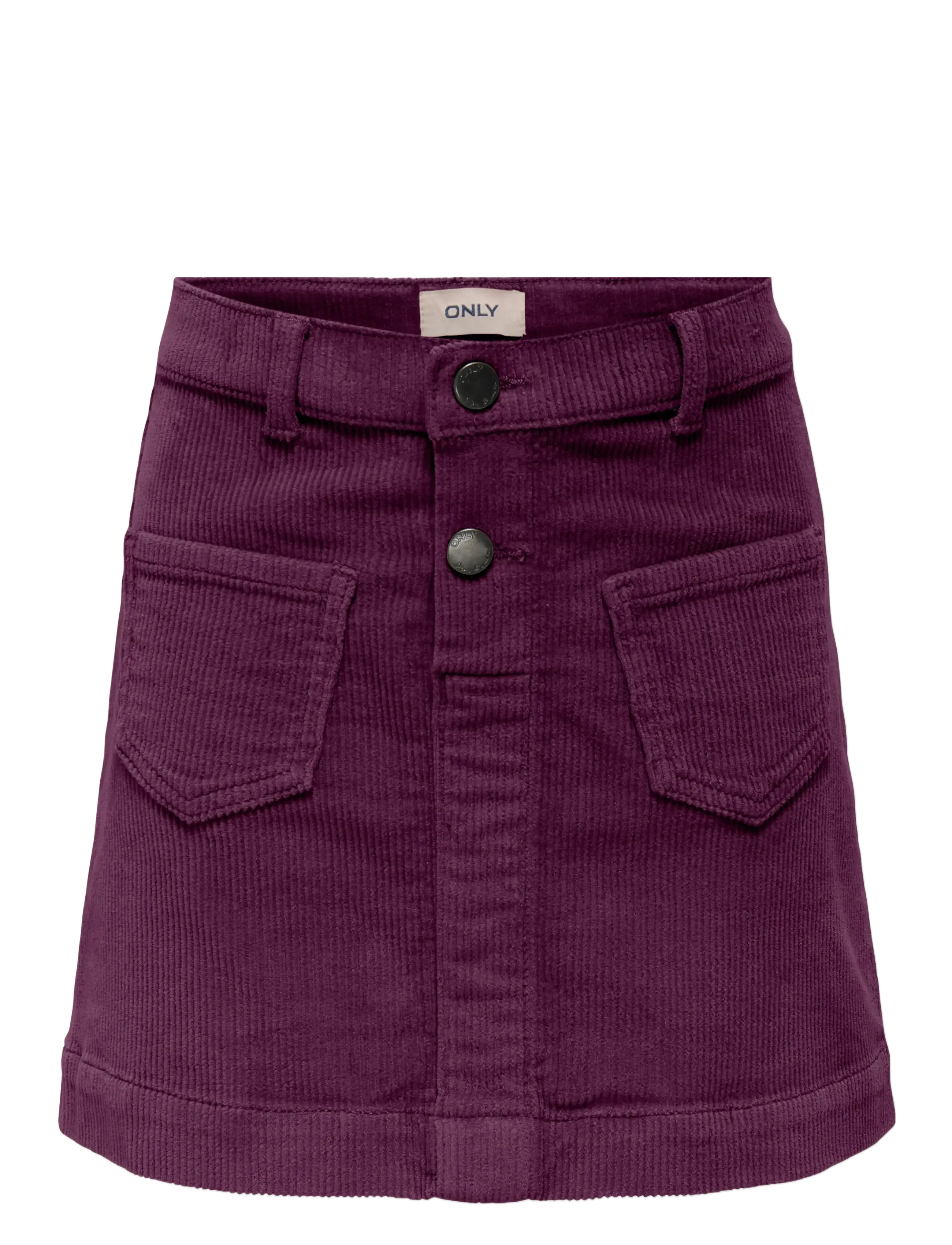 Kids Only KOGAMAZING GLOBAL HW CORD SKIRT PNT NOOS - Kjolar - MAUVE WINE / red