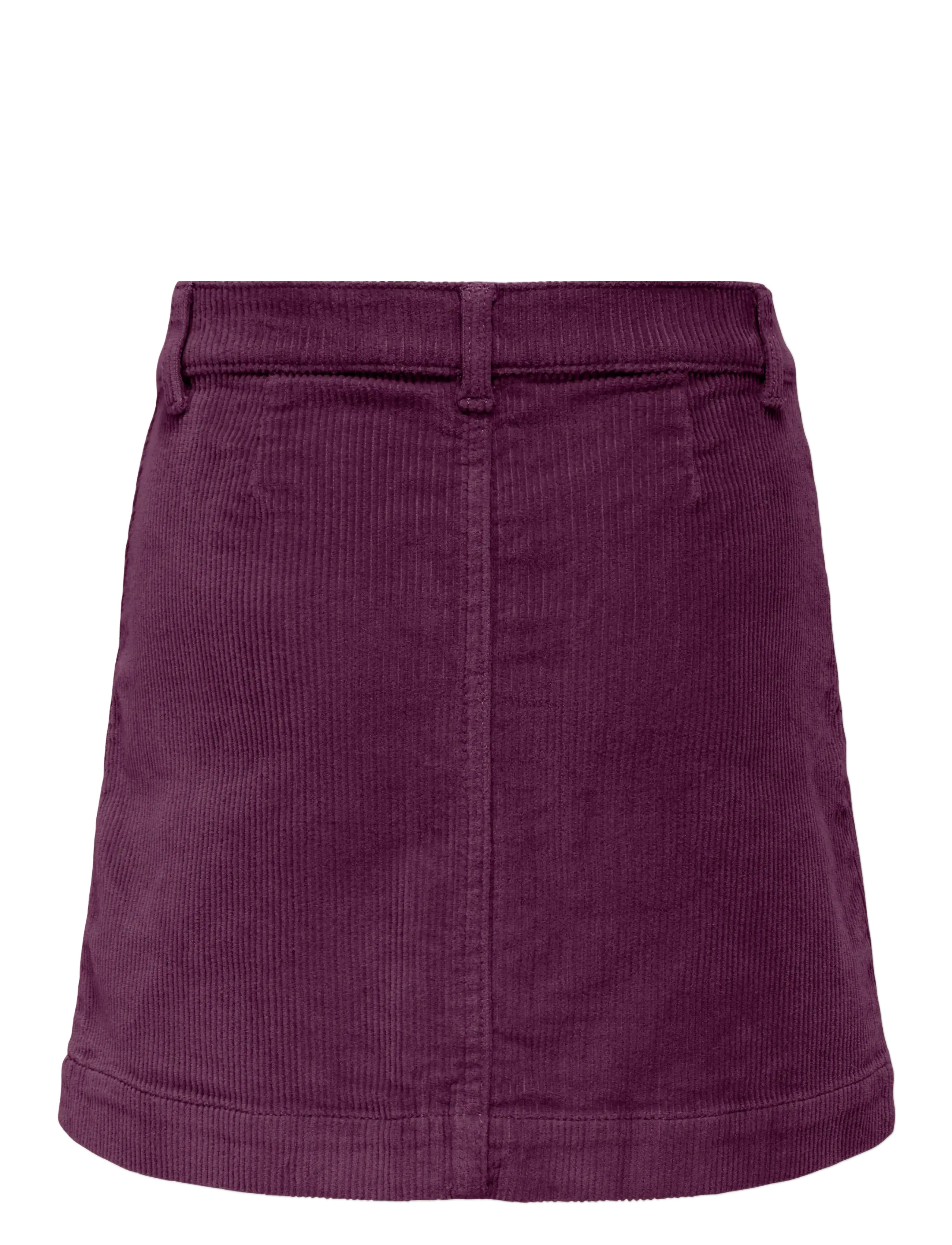 Kids Only - KOGAMAZING GLOBAL HW CORD SKIRT PNT NOOS - jupes en jeans - mauve wine - 1