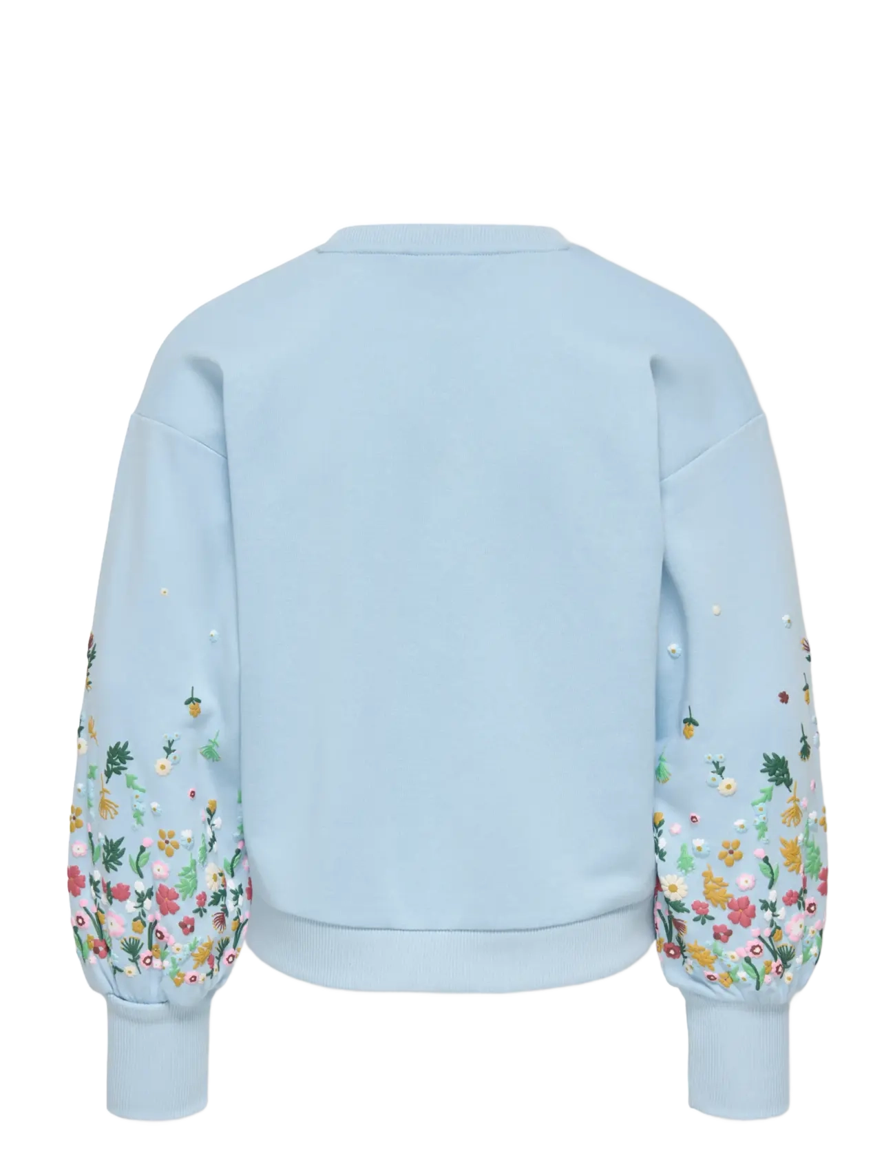 Kids Only - KOGBROOKE L/S O-NECK FLOWER SWT NOOS - sweatshirts - cashmere blue - 2