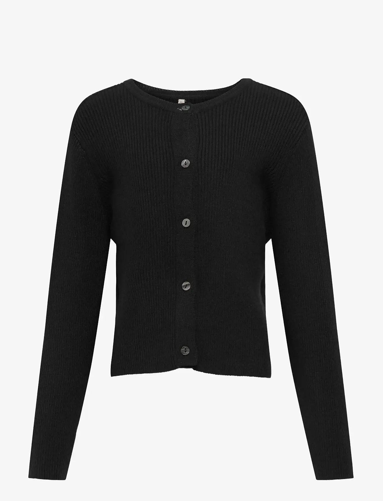 Kids Only - KOGNATASCHA LS O-NECK CARD CP KNT NOOS - cardigans - black - 1