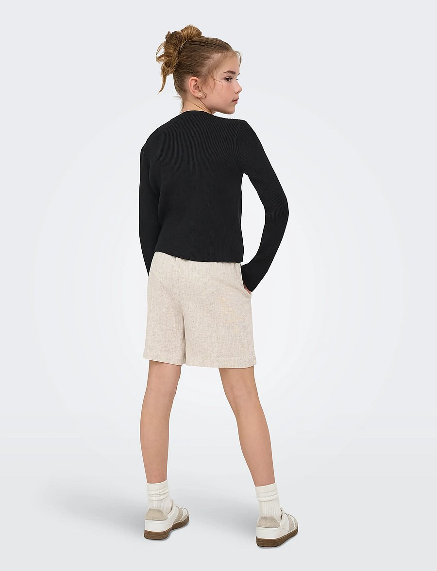 Kids Only - KOGNATASCHA LS O-NECK CARD CP KNT NOOS - kardiganid - black - 3
