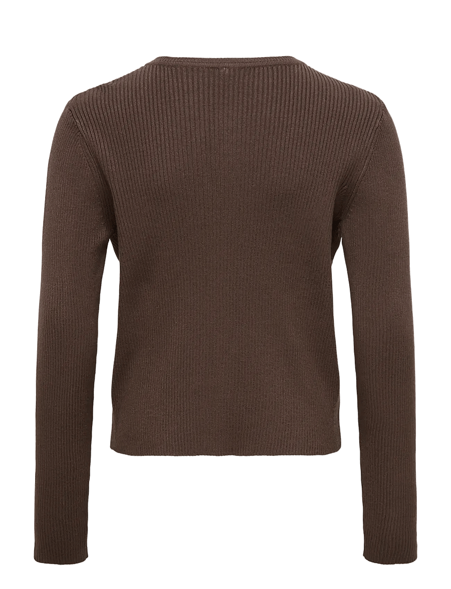 Kids Only - KOGNATASCHA LS O-NECK CARD CP KNT NOOS - cardigans - bracken - 1