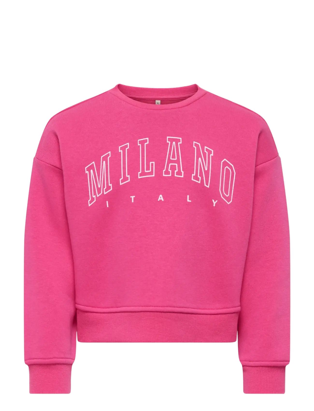 Kids Only KMGSWEAT LS CREW OSZ STAT SWT NOOS - Sweatshirts & Huvtröjor - MAGENTA / pink/rose