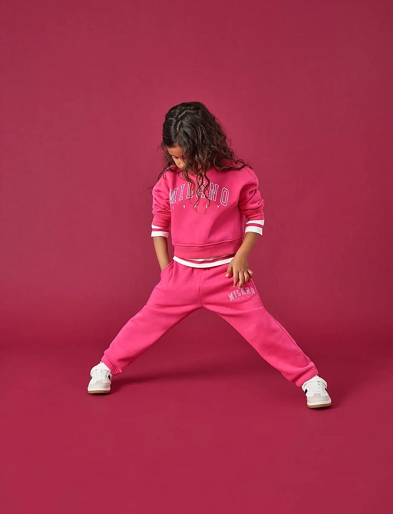 Kids Only - KMGSWEAT LS CREW OSZ STAT SWT NOOS - sweatshirts - magenta - 0