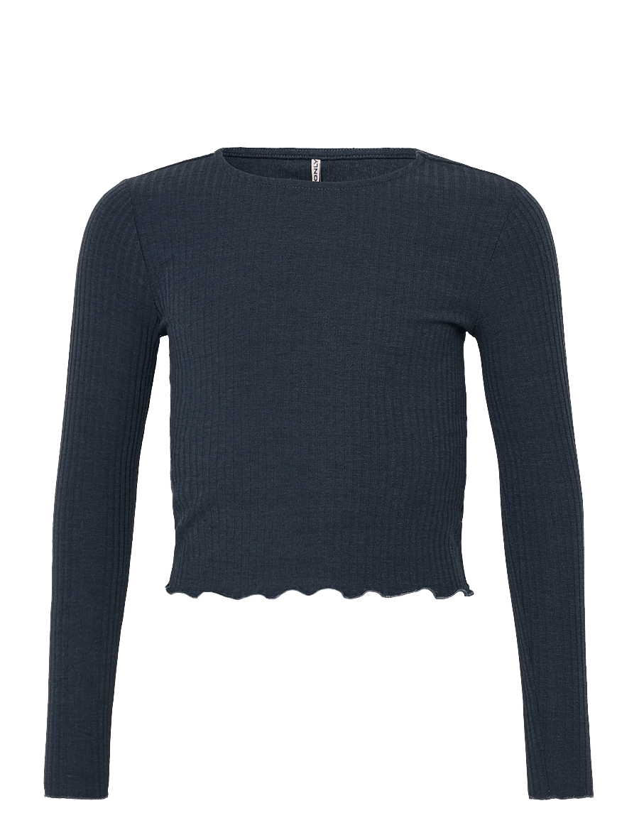 Kids Only - KMGTELLA LIFE L/S O-NECK TOP JRS - langærmede t-shirts - ombre blue - 0