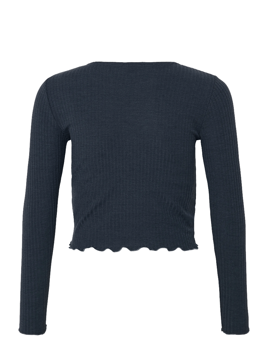 Kids Only - KMGTELLA LIFE L/S O-NECK TOP JRS - langærmede t-shirts - ombre blue - 1