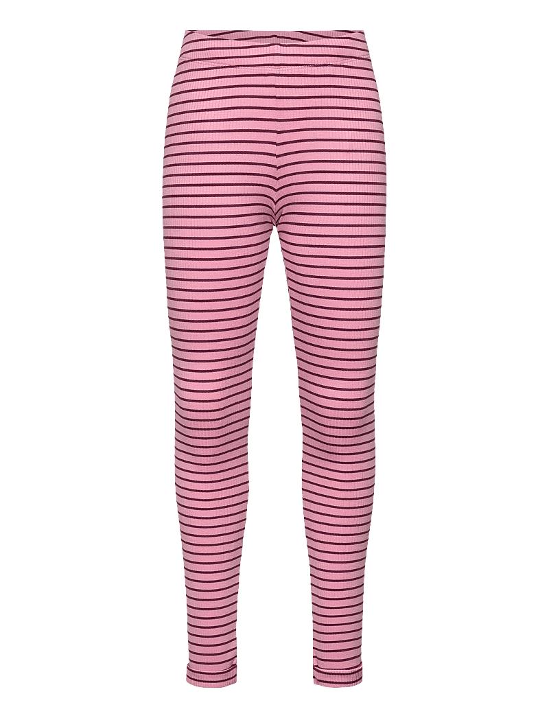 Kids Only - KMGMAUDE LIFE STRIPE BASIC LEGGING JRS - leggings - sea pink - 0