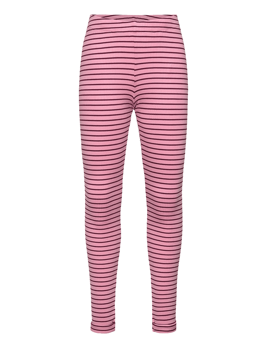 Kids Only - KMGMAUDE LIFE STRIPE BASIC LEGGING JRS - leggings - sea pink - 0