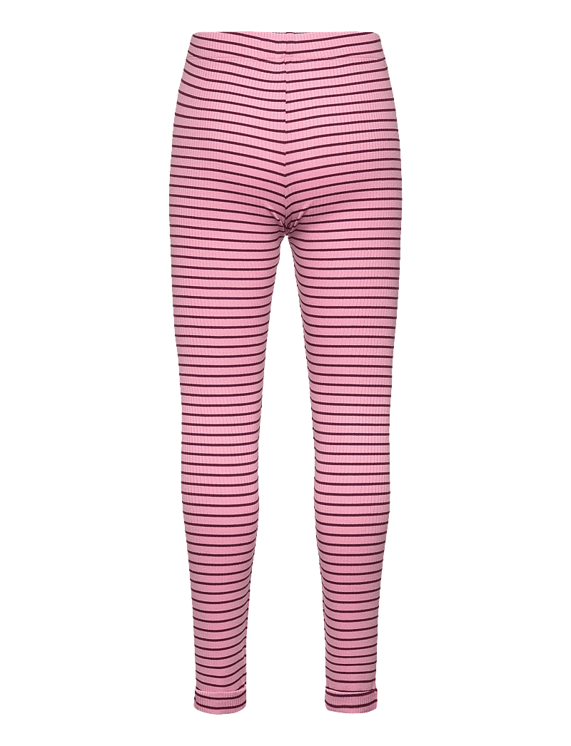 Kids Only - KMGMAUDE LIFE STRIPE BASIC LEGGING JRS - leggings - sea pink - 1