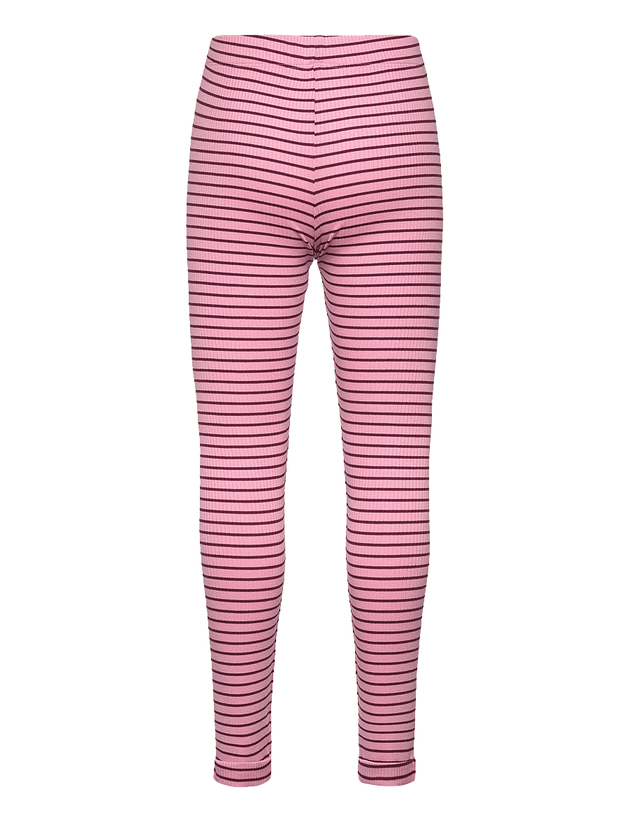 Kids Only - KMGMAUDE LIFE STRIPE BASIC LEGGING JRS - leggings - sea pink - 1