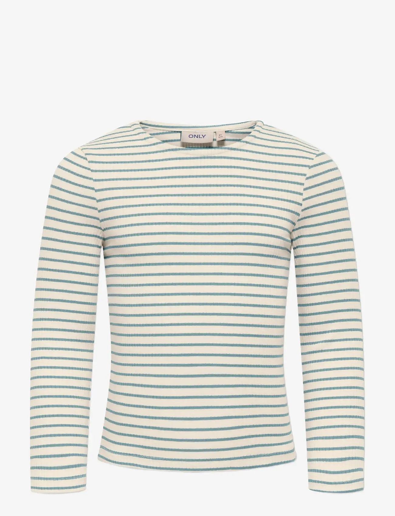 Kids Only - KMGMAUDE LIFE STRIPE LS TOP JRS NOOS - pikkade varrukatega t-särgid - birch - 0