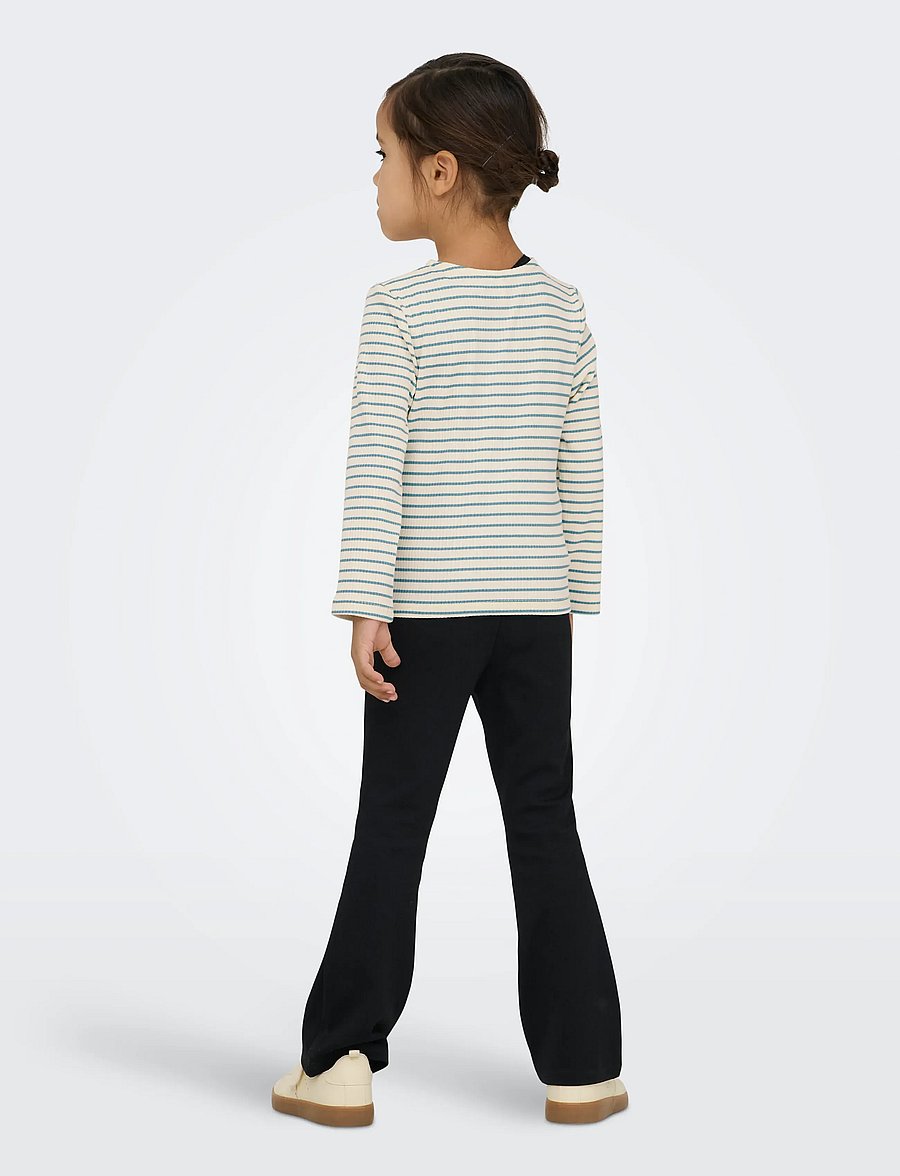 Kids Only - KMGMAUDE LIFE STRIPE LS TOP JRS NOOS - langærmede t-shirts - birch - 3