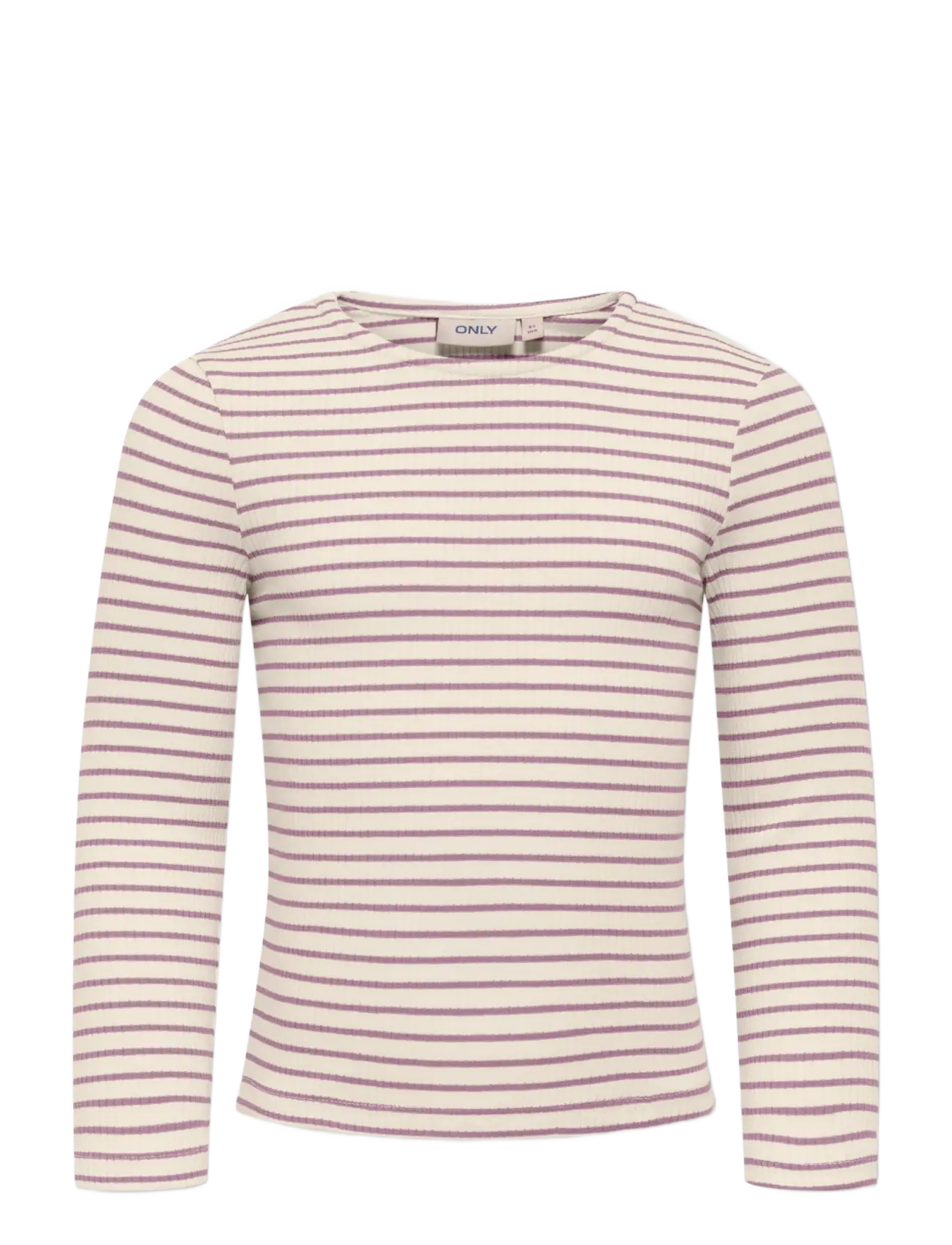 Kinder ONLY Kmgmaude Life Stripe Ls Oberteil Jrs Noos Cream - 104 - Kinder