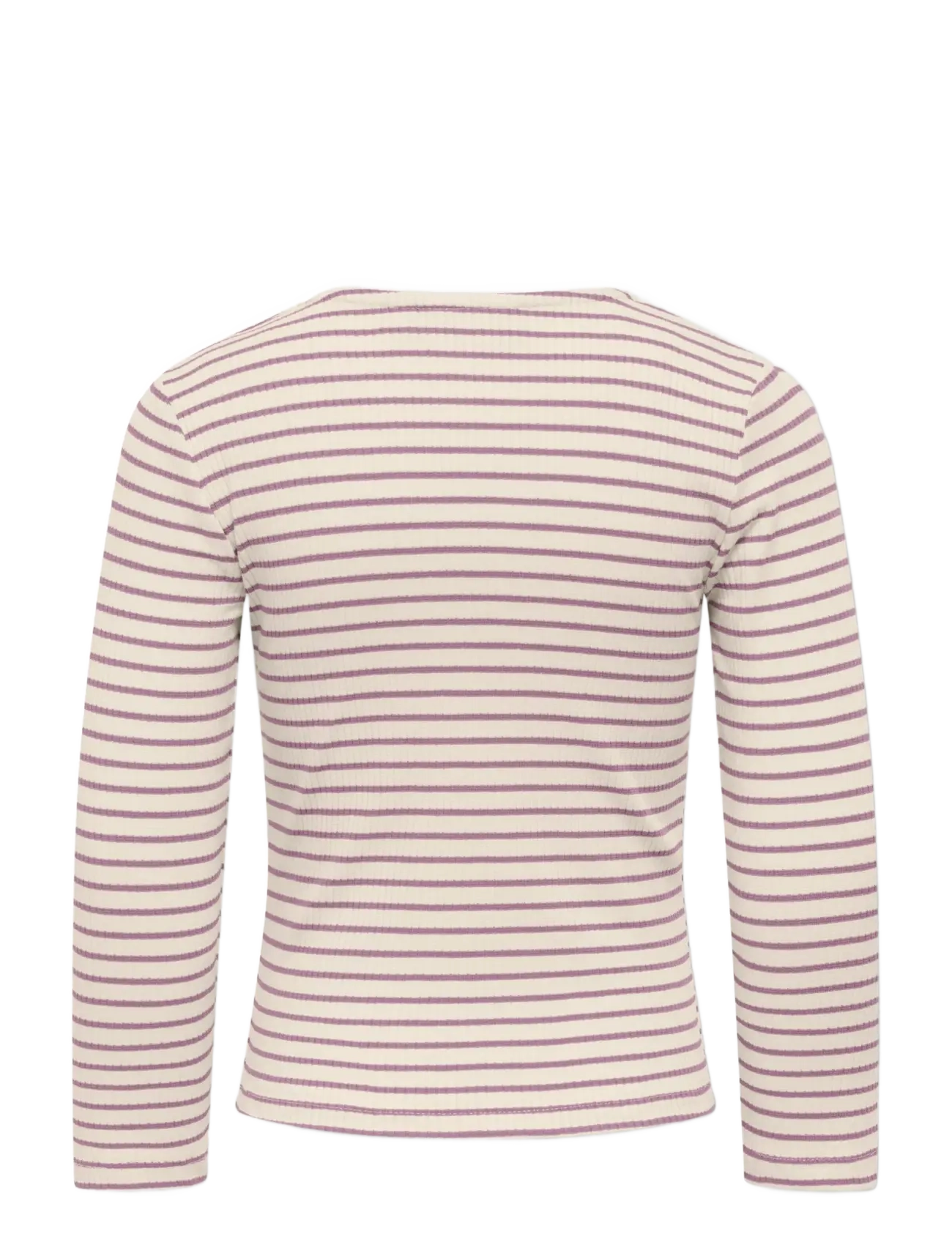 Kids Only - KMGMAUDE LIFE STRIPE LS TOP JRS NOOS - långärmade t-shirts - birch - 2