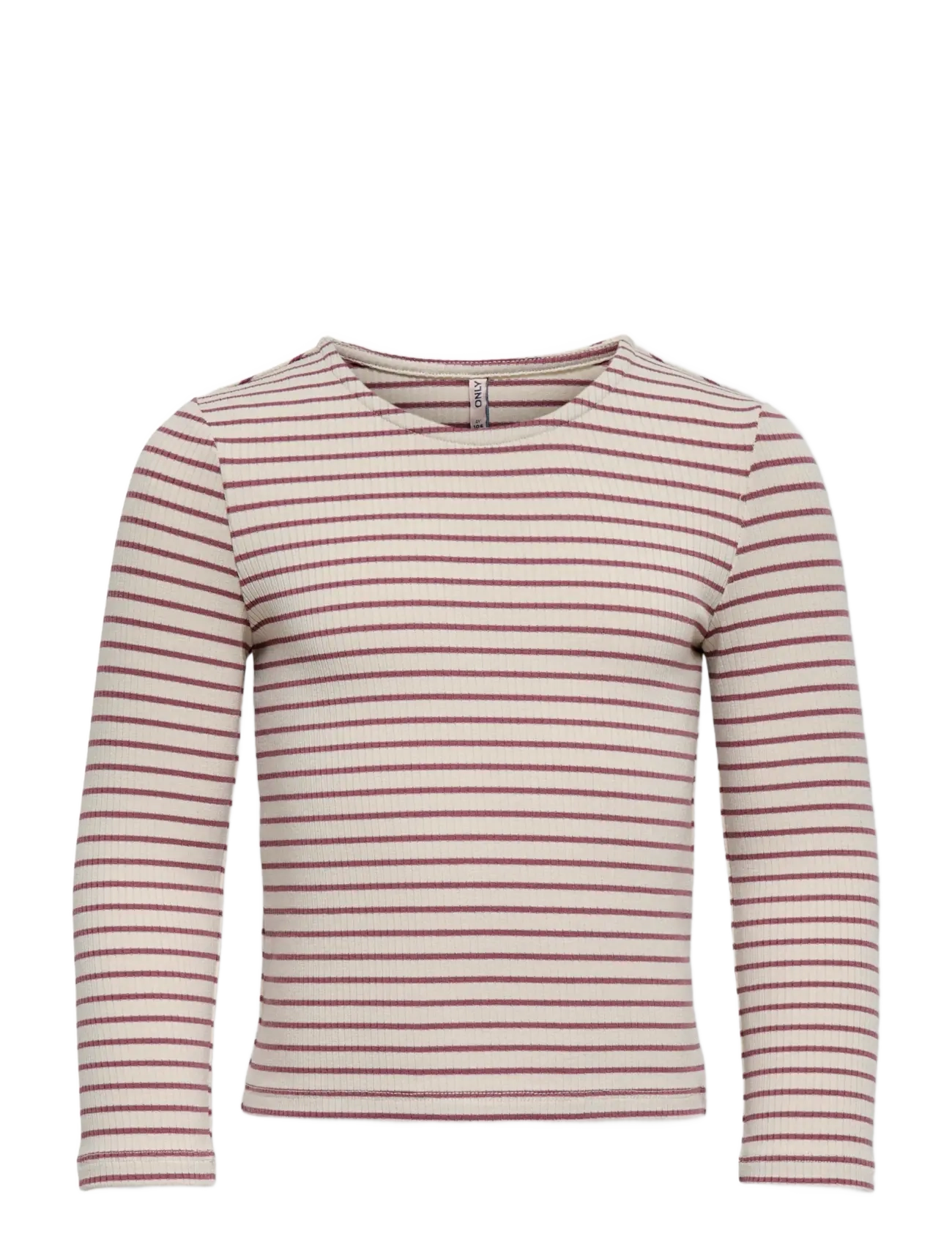Kids Only KMGMAUDE LIFE STRIPE LS TOP JRS NOOS - Tøj - OATMEAL / beige