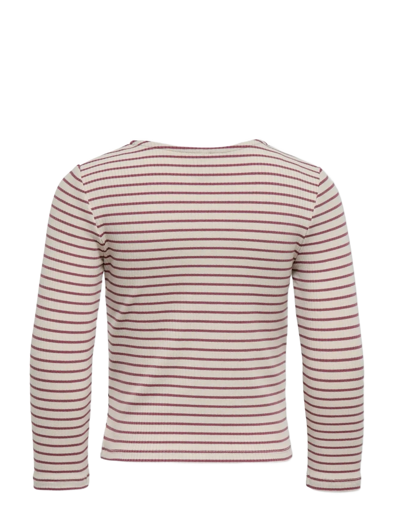 Kids Only - KMGMAUDE LIFE STRIPE LS TOP JRS NOOS - langærmede t-shirts - oatmeal - 1