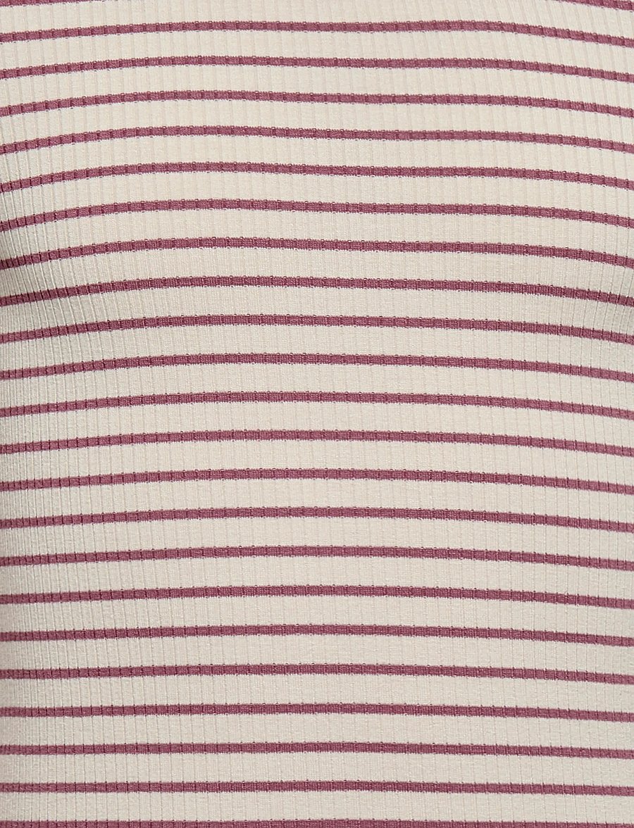 Kids Only - KMGMAUDE LIFE STRIPE LS TOP JRS NOOS - langærmede t-shirts - oatmeal - 2