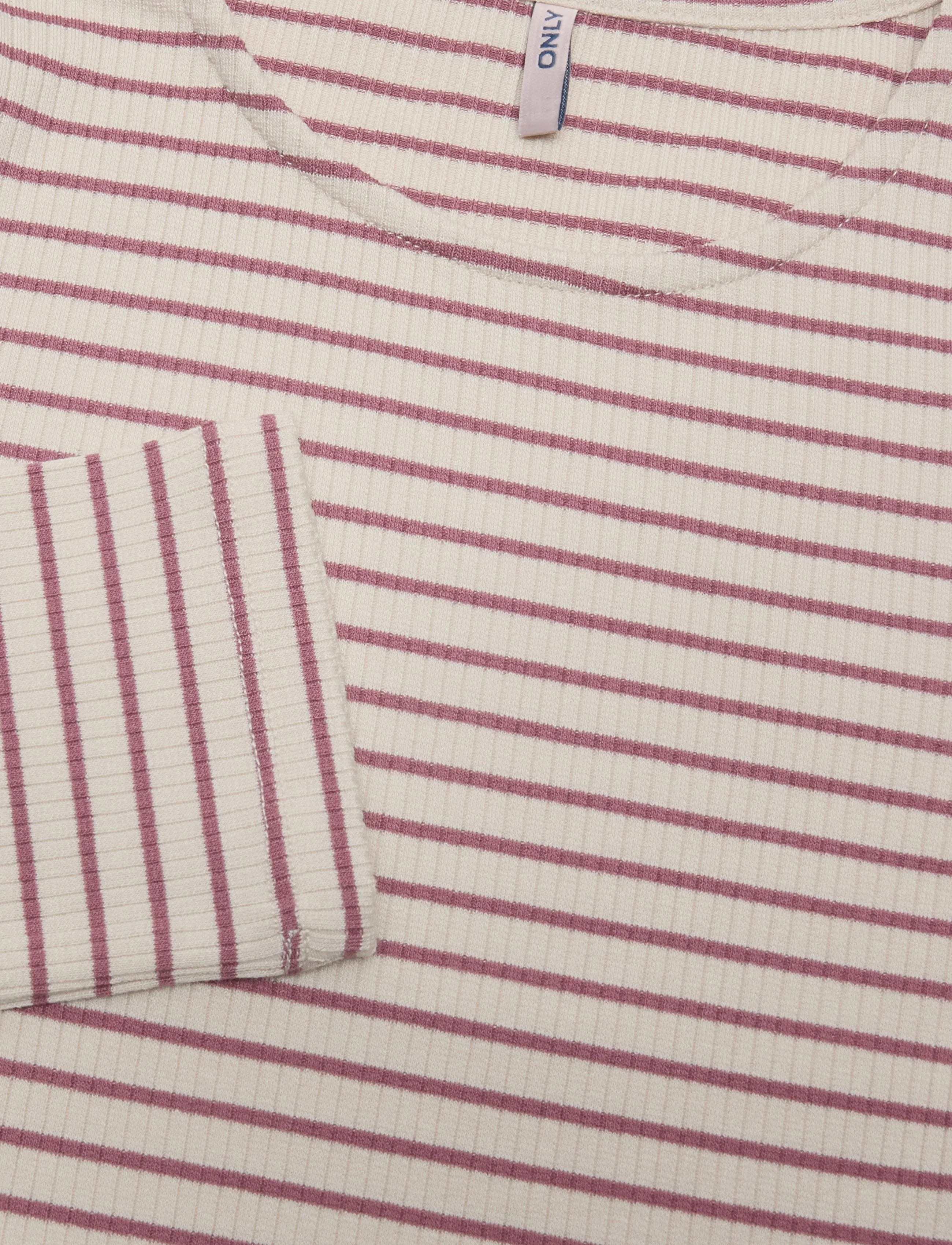 Kids Only - KMGMAUDE LIFE STRIPE LS TOP JRS NOOS - langärmelig - oatmeal - 2