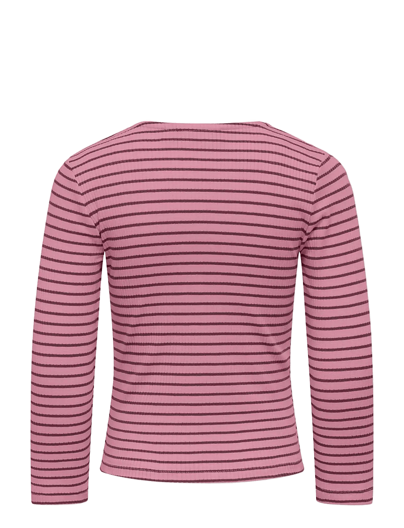 Kids Only - KMGMAUDE LIFE STRIPE LS TOP JRS NOOS - langärmelig - sea pink - 1