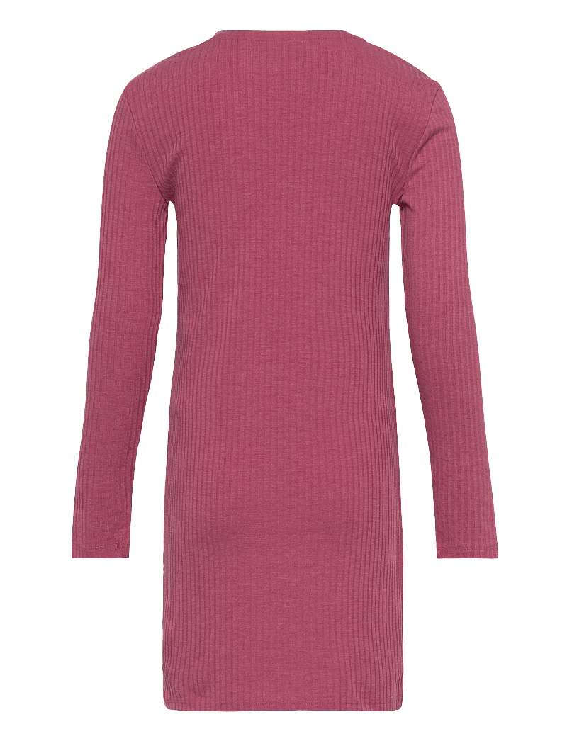 Kids Only - KMGTELLA LIFE SOLID L/S DRESS JRS - långärmade vardagsklänningar - heather rose - 1