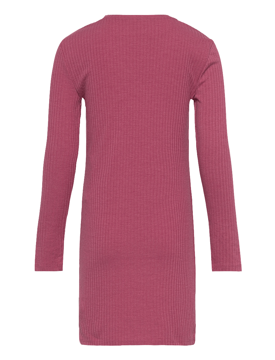 Kids Only - KMGTELLA LIFE SOLID L/S DRESS JRS - langærmede hverdagskjoler - heather rose - 1